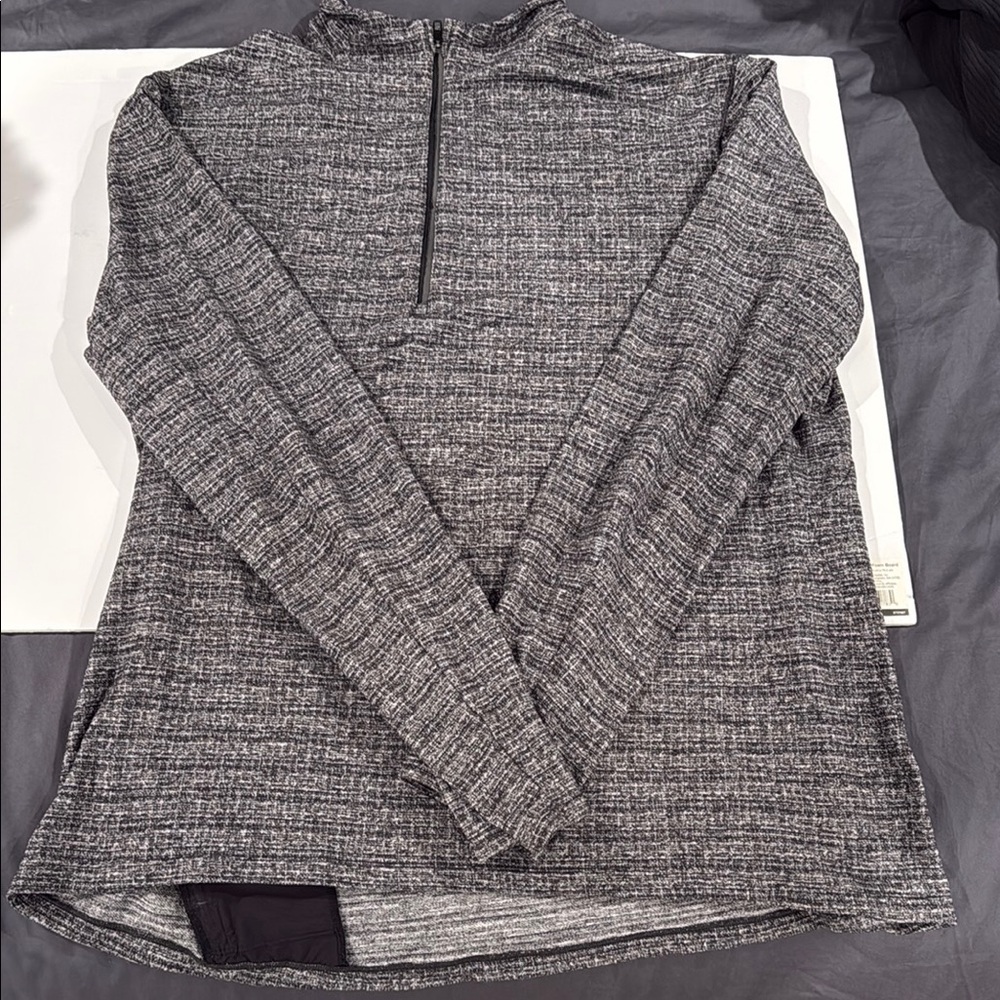 Lululemon Men's Gray Sweater 1/4 zip XXL